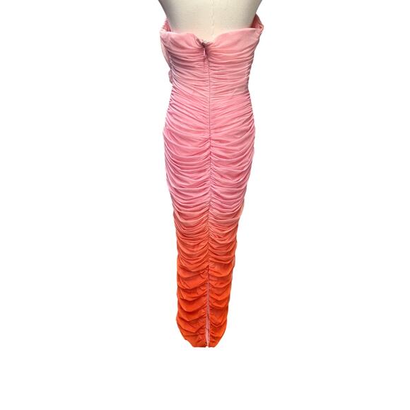House of CB Sapphire Ombre Gathered Maxi Dress - Picture 8 of 10